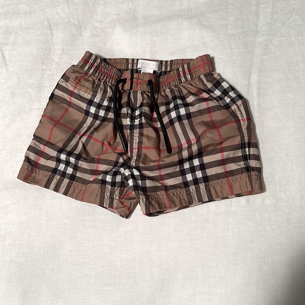 Burberry boys swim trunks